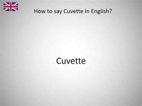 couvette in english.